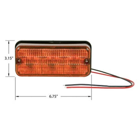 Aftermarket Amber LED Flasher Tail Light Lamp 87703630